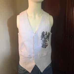 🆕 Clone USA White Vest-Small